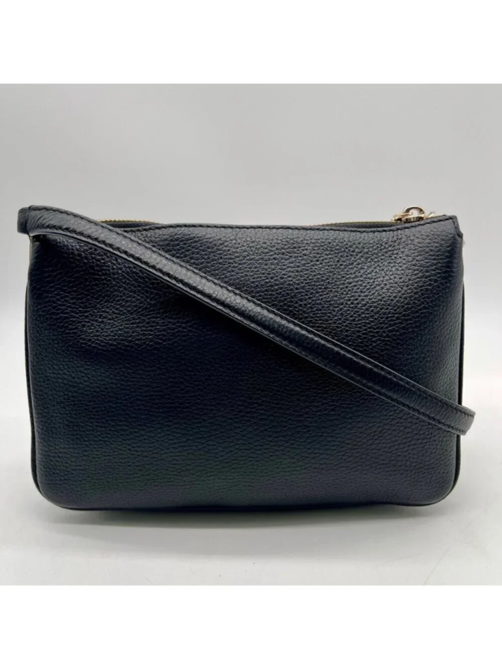 Kate Spade Black Pebbled Leather Crossbody Bag